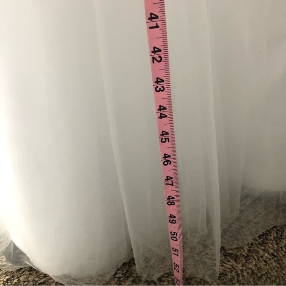 Custom Tailored Women’s Lace Corset White Wedding Dress w/cape and gloves Sz M - Picture 15 of 17